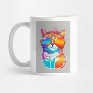 cool summer cat Mug